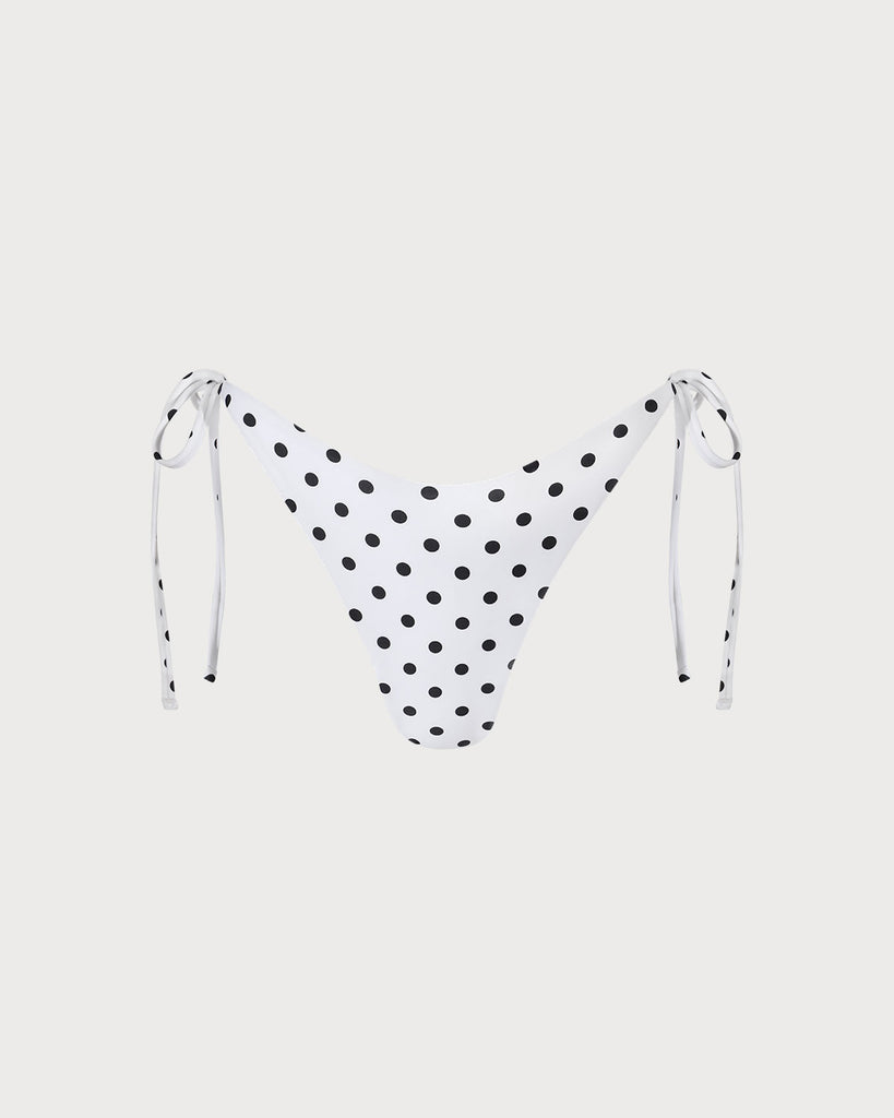 The Polka Dot Tie Bikini Bottom Bikinis - RIHOAS