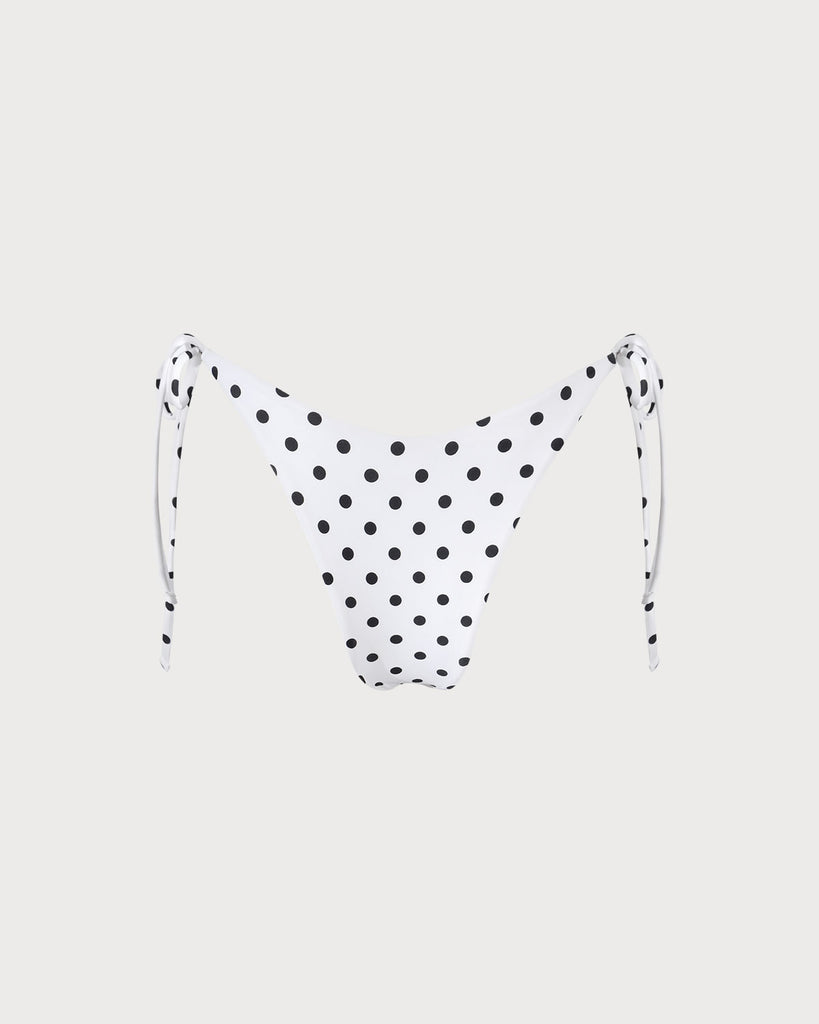 The Polka Dot Tie Bikini Bottom Bikinis - RIHOAS