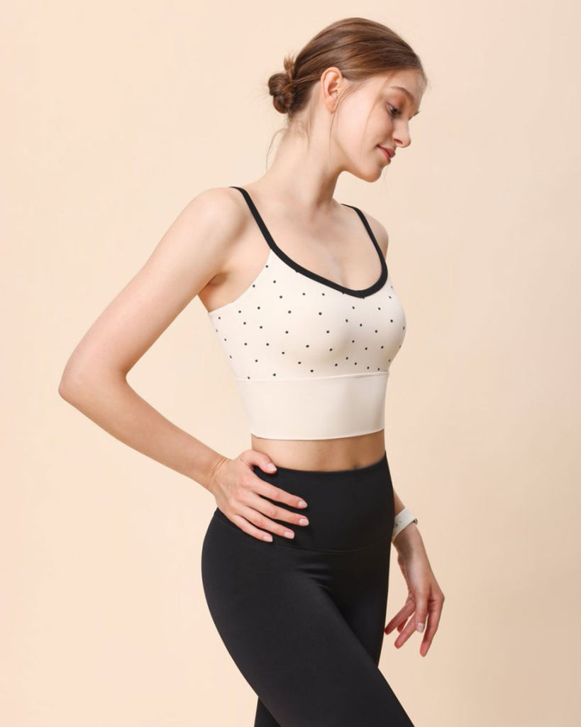 Women Knitted Nylon Yoga Camis Yoga Tops - RIHOAS